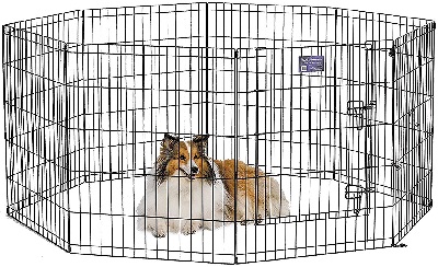 open dog crate