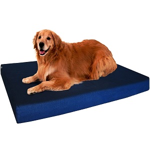 Dogbed4less Orthopedic Gel Memory Foam Dog Bed