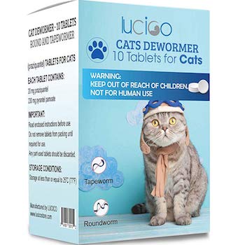 LUCICO Cat Deworming Treatment Tablets