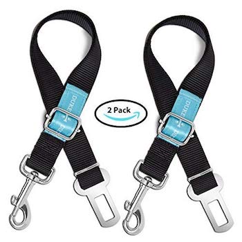 Duke & Dixie Adjustable Harness Safety Belt For Dogs | 2 Pack