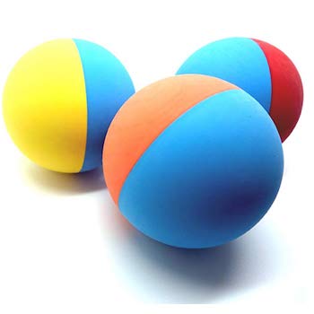 SnuG Rubber Dog Balls - Tennis Ball Size - Virtually Indestructible