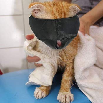 Xbes Nylon Cat Muzzle for Grooming