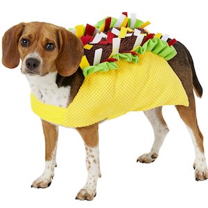 Taco Costume for Dog