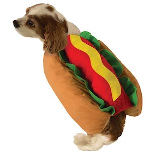 Hot Dog Wiener Bun Costume for Dogs