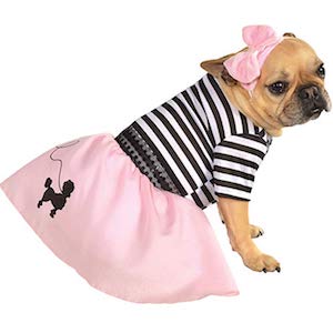 Rubie's Pink Fifties Girl Dog Costume