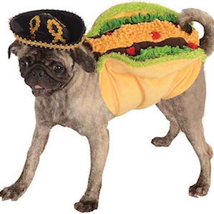Rasta Imposta Taco costume for dogs