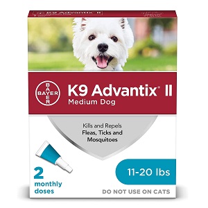 K9 Advantix II Flea, Tick & Mosquito Prevention for Medium Dogs
