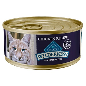 Blue Wilderness Grain Free Wet Food for Mature Cats