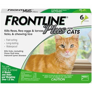 Frontline Plus Flea Control Treatment for Cats